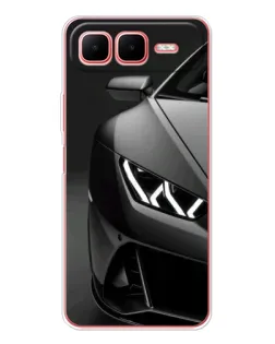 Чехол для Infinix Smart 10 Plus с картинкой «Lamborghini фары детализация»