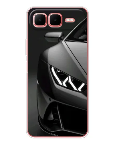 Чехол для Infinix Smart 10 Plus с картинкой «Lamborghini фары детализация»