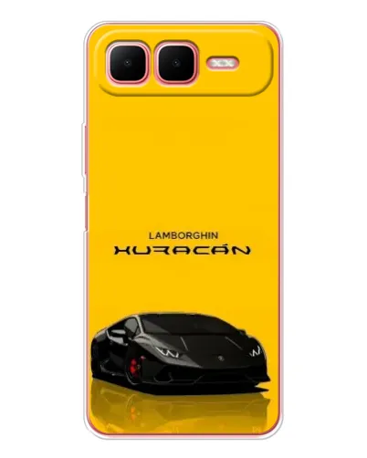 Чехол для Infinix Smart 10 Plus с картинкой «Lamborghini Huracan черный»