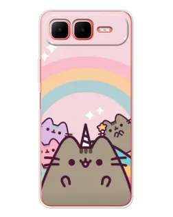 Чехол для Infinix Smart 10 Plus с картинкой «Единорог Pusheen»