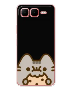 Чехол для Infinix Smart 10 Plus с картинкой «Пушин на черном»