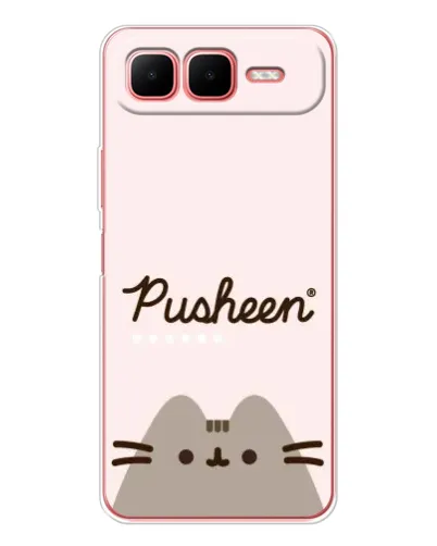 Чехол для Infinix Smart 10 Plus с картинкой «Pusheen логотип»