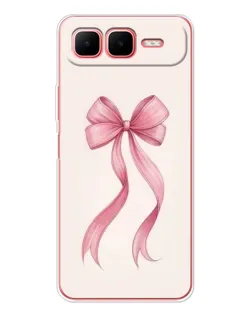 Чехол для Infinix Smart 10 Plus с картинкой «Розовый бант»