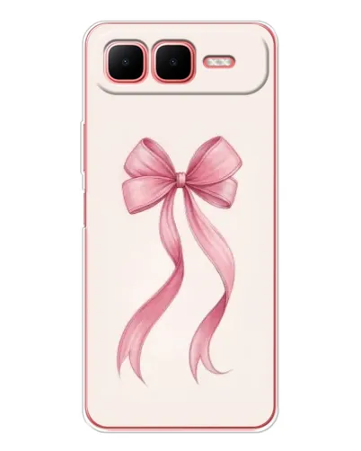 Чехол для Infinix Smart 10 Plus с картинкой «Розовый бант»