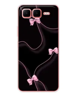 Чехол для Infinix Smart 10 Plus с картинкой «Розовые ленты»