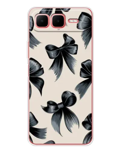 Чехол для Infinix Smart 10 Plus с картинкой «Банты Coquette»