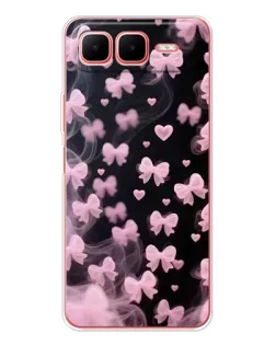Чехол для Infinix Smart 10 Plus с картинкой «Неоновое кружево»
