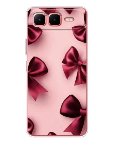 Чехол для Infinix Smart 10 Plus с картинкой «Бордовый атлас»