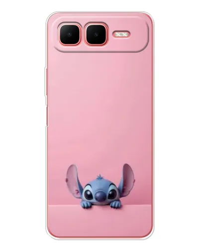Чехол для Infinix Smart 10 Plus с картинкой «Stitch выглядывает»