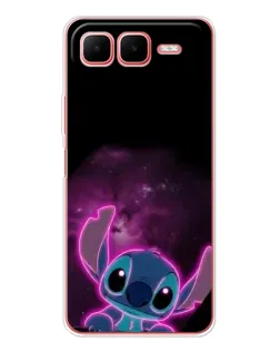 Чехол для Infinix Smart 10 Plus с картинкой «Неоновый Stitch» Чехол для Infinix Smart 10 Plus с картинкой «Неоновый Stitch»