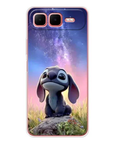 Чехол для Infinix Smart 10 Plus с картинкой «Стич на рассвете»