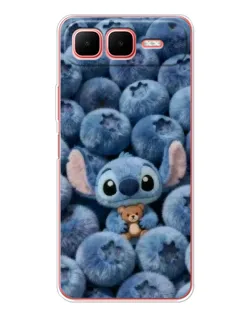 Чехол для Infinix Smart 10 Plus с картинкой «Стич и голубика» Чехол для Infinix Smart 10 Plus с картинкой «Стич и голубика»