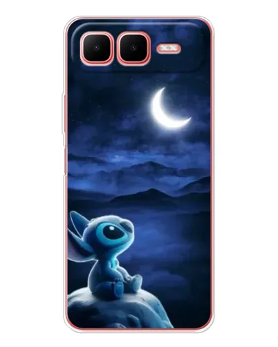 Чехол для Infinix Smart 10 Plus с картинкой «Лунная ночь Стича»