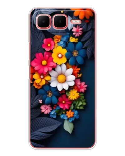 Чехол для Infinix Smart 10 Plus с картинкой «Цветочная феерия»