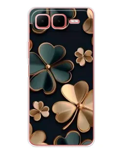 Чехол для Infinix Smart 10 Plus с картинкой «Клевер в золоте» Чехол для Infinix Smart 10 Plus с картинкой «Клевер в золоте»