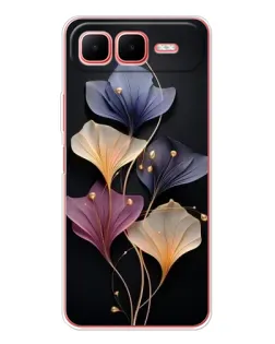 Чехол для Infinix Smart 10 Plus с картинкой «Лиловые цветы грации» Чехол для Infinix Smart 10 Plus с картинкой «Лиловые цветы грации»