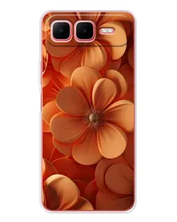 Чехол для Infinix Smart 10 Plus с картинкой «Оранжевый макро цветок» Чехол для Infinix Smart 10 Plus с картинкой «Оранжевый макро цветок»