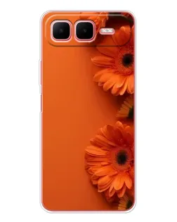 Чехол для Infinix Smart 10 Plus с картинкой «Оранжевые герберы» Чехол для Infinix Smart 10 Plus с картинкой «Оранжевые герберы»