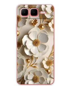 Чехол для Infinix Smart 10 Plus с картинкой «Белие бумажние цвети» Чехол для Infinix Smart 10 Plus с картинкой «Белие бумажние цвети»