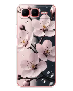 Чехол для Infinix Smart 10 Plus с картинкой «Нежная сакура и капли» Чехол для Infinix Smart 10 Plus с картинкой «Нежная сакура и капли»