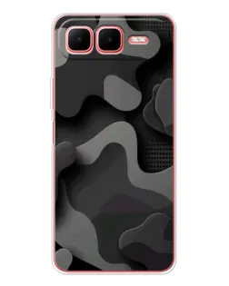 Чехол для Infinix Smart 10 Plus с картинкой «Темный абстрактный камуфляж»