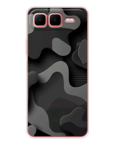 Чехол для Infinix Smart 10 Plus с картинкой «Темный абстрактный камуфляж»