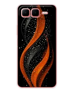 Чехол для Infinix Smart 10 Plus с картинкой «Огненная звездная волна»
