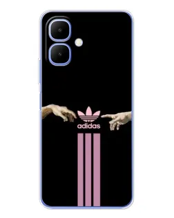 Чехол для Infinix Smart 10 с картинкой «Adidas Hands»