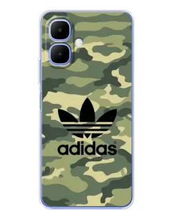 Чехол для Infinix Smart 10 с картинкой «Милитари стиль Adidas»