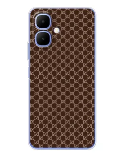 Чехол для Infinix Smart 10 с картинкой «Gucci — шоколадная сетка»