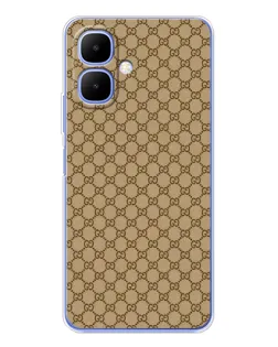 Чехол для Infinix Smart 10 с картинкой «Gucci — классический беж»