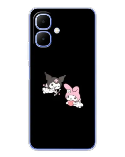 Чехол для Infinix Smart 10 с картинкой «My Melody и Kuromi» Чехол для Infinix Smart 10 с картинкой «My Melody и Kuromi»