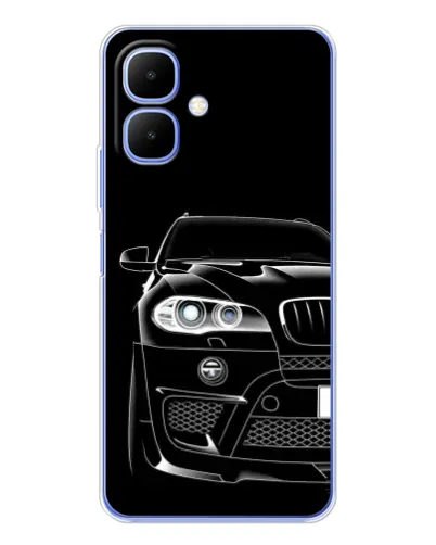 Чохол для Infinix Smart 10 з картинкою «Темний силует BMW» Чохол для Infinix Smart 10 з картинкою «Темний силует BMW»