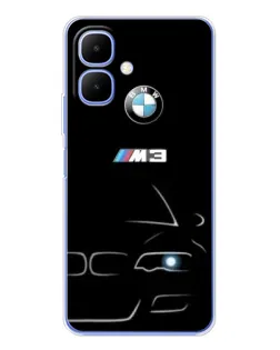 Чохол для Infinix Smart 10 з картинкою «Мінімалістичний принт BMW M3»