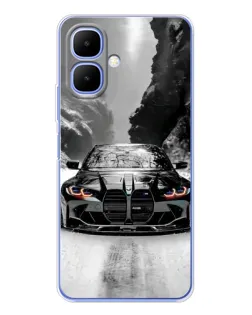 Чохол для Infinix Smart 10 з картинкою «BMW — акварельний дрифт»