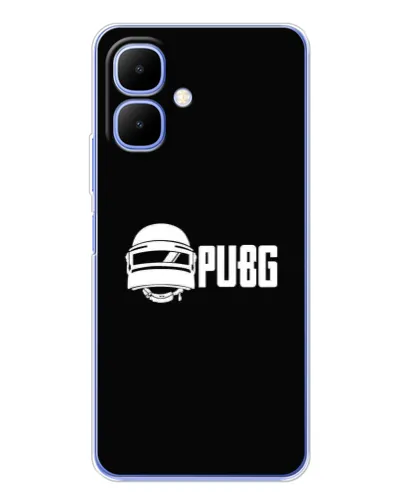 Чехол для Infinix Smart 10 с картинкой «PUBG — классический лого»