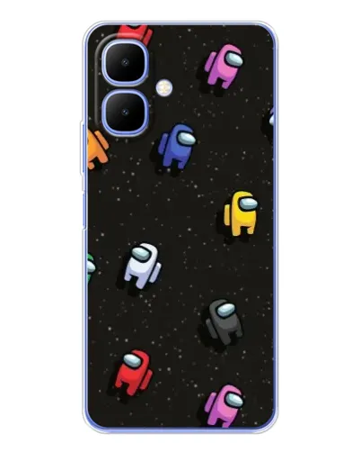 Чохол для Infinix Smart 10 з картинкою «Космічний патерн Among Us» Чохол для Infinix Smart 10 з картинкою «Космічний патерн Among Us»