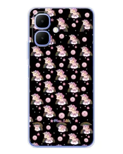 Чехол для Infinix Smart 10 с картинкой «Magic Unicorn паттерн»