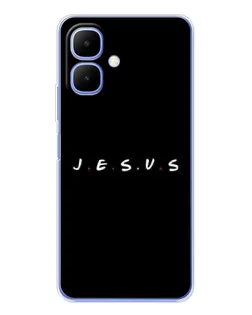 Чехол для Infinix Smart 10 с картинкой «Точки веры J.E.S.U.S.»