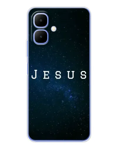 Чехол для Infinix Smart 10 с картинкой «Звездное небо Jesus»