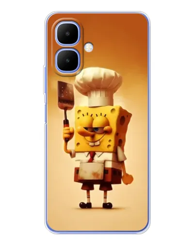 Чохол для Infinix Smart 10 з картинкою «Губка Боб кухар» Чохол для Infinix Smart 10 з картинкою «Губка Боб кухар»