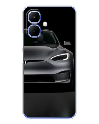Чехол для Infinix Smart 10 с картинкой «Tesla Model S Look»