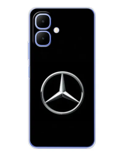Чехол для Infinix Smart 10 с картинкой «Mercedes классический лого»