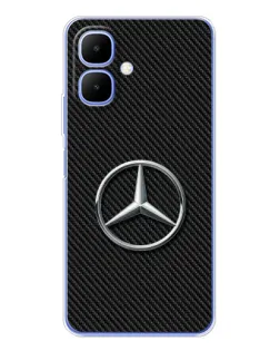 Чехол для Infinix Smart 10 с картинкой «Карбоновый Mercedes стиль» Чехол для Infinix Smart 10 с картинкой «Карбоновый Mercedes стиль»
