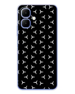 Чехол для Infinix Smart 10 с картинкой «Mercedes паттерн звезд» Чехол для Infinix Smart 10 с картинкой «Mercedes паттерн звезд»