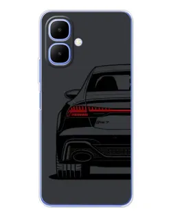 Чехол для Infinix Smart 10 с картинкой «Задняя часть Audi — арт» Чехол для Infinix Smart 10 с картинкой «Задняя часть Audi — арт»