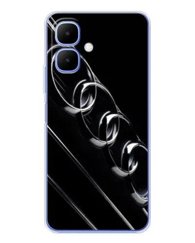 Чехол для Infinix Smart 10 с картинкой «Audi — абстрактные кольца»