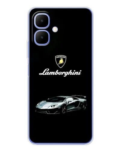 Чехол для Infinix Smart 10 с картинкой «Логотип Lamborghini классика»