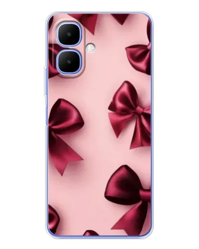Чехол для Infinix Smart 10 с картинкой «Бордовый атлас»