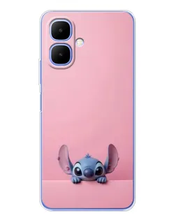 Чехол для Infinix Smart 10 с картинкой «Stitch выглядывает» Чехол для Infinix Smart 10 с картинкой «Stitch выглядывает»